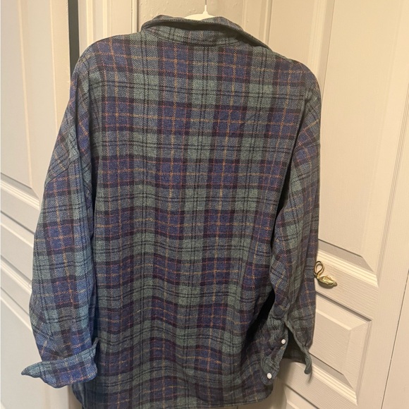 Frank & Eileen Green and Blue Plaid Shirt McLoghlin XS/S - Picture 6 of 6